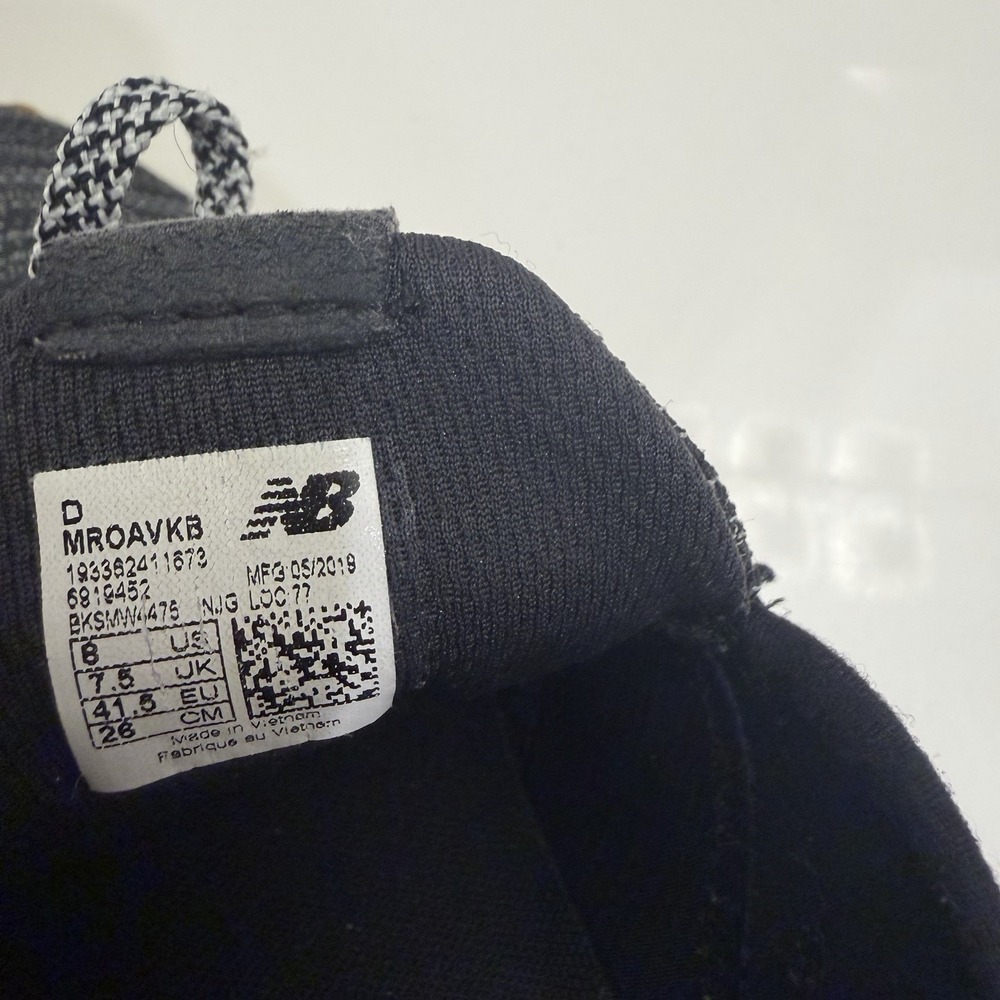 NEW BALANCE Fresh Foam Roav V1 Black/White Knit Size 8 Men - Fits Like Women 9.5 - Picture 5 of 7